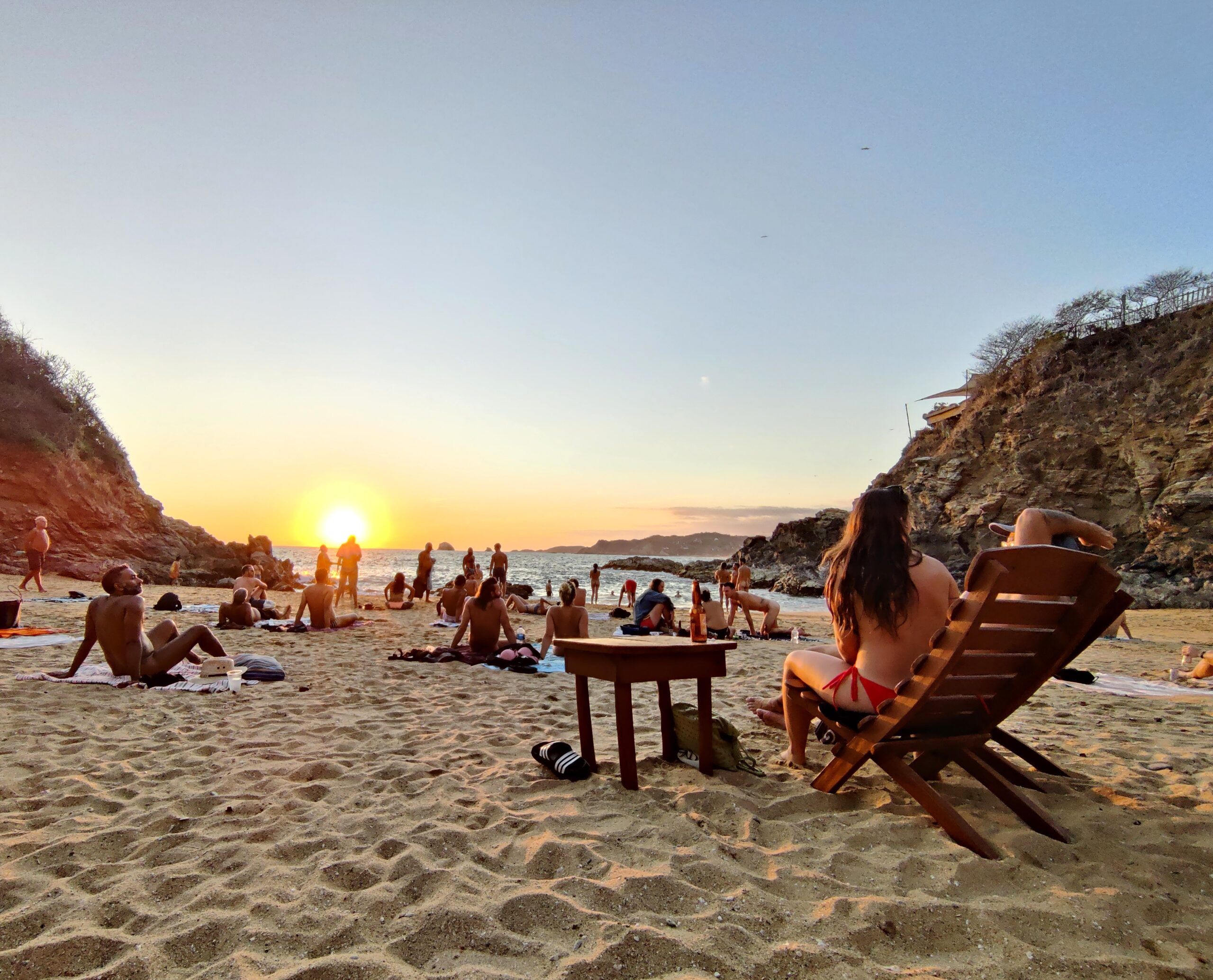 Zipolite nude beach