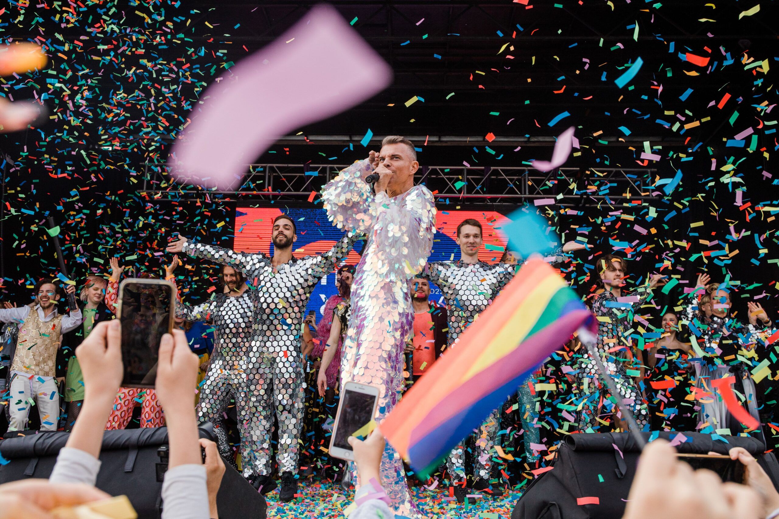 A performance during Reykjav�k Pride 2022. Credit: Visit Reykjav�k