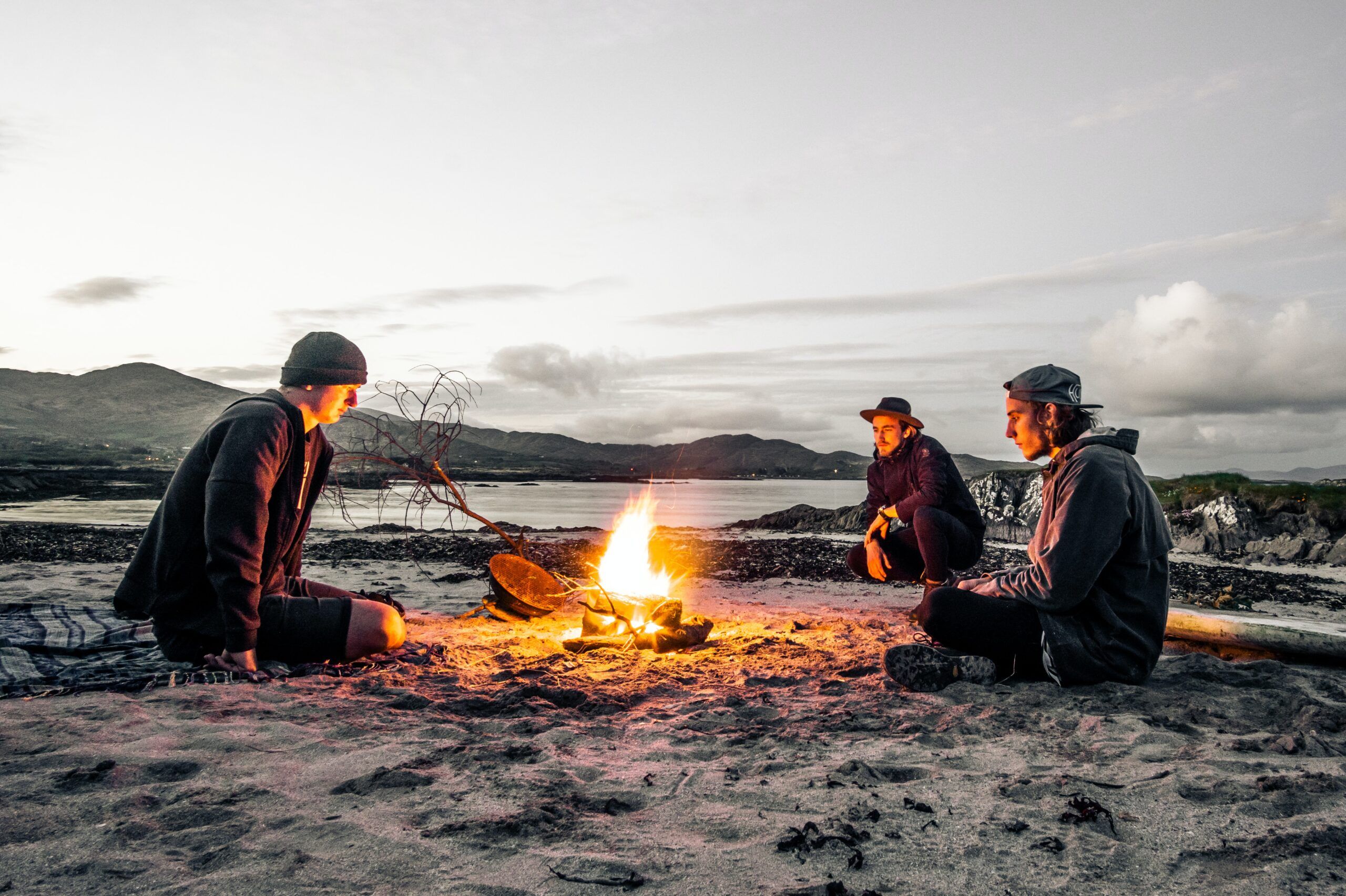 gay camping tips. Don't let your weenie get too close to the fire. Photo by Andreas Wagner on Unsplash