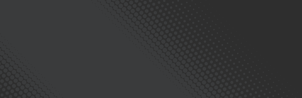Dark gray background with a subtle diagonal pattern of small hexagonal shapes.