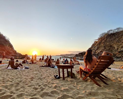 Zipolite nude beach