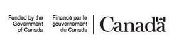 Text indicating funding by the Government of Canada in English and French, with the Canada wordmark.